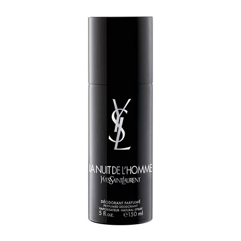 déodorant yves saint laurent femme|la nuit de l'homme deodorant.